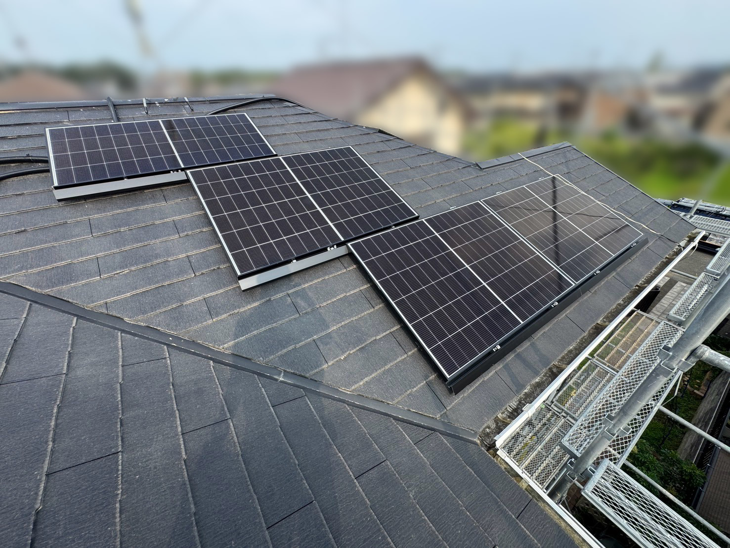 太陽光発電パネル施工事例