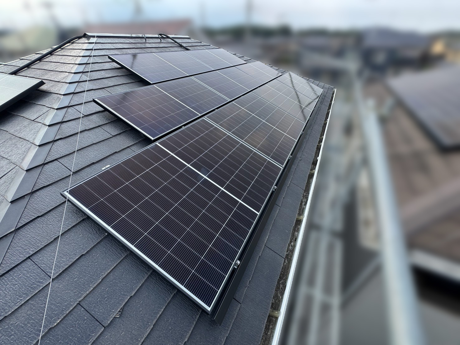 太陽光発電パネル施工事例